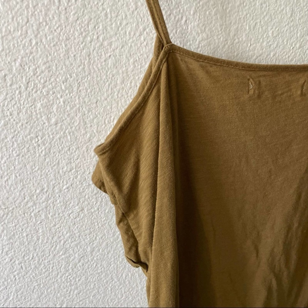Madewell Olive Ruffle Tank Top - Picture 5 of 5